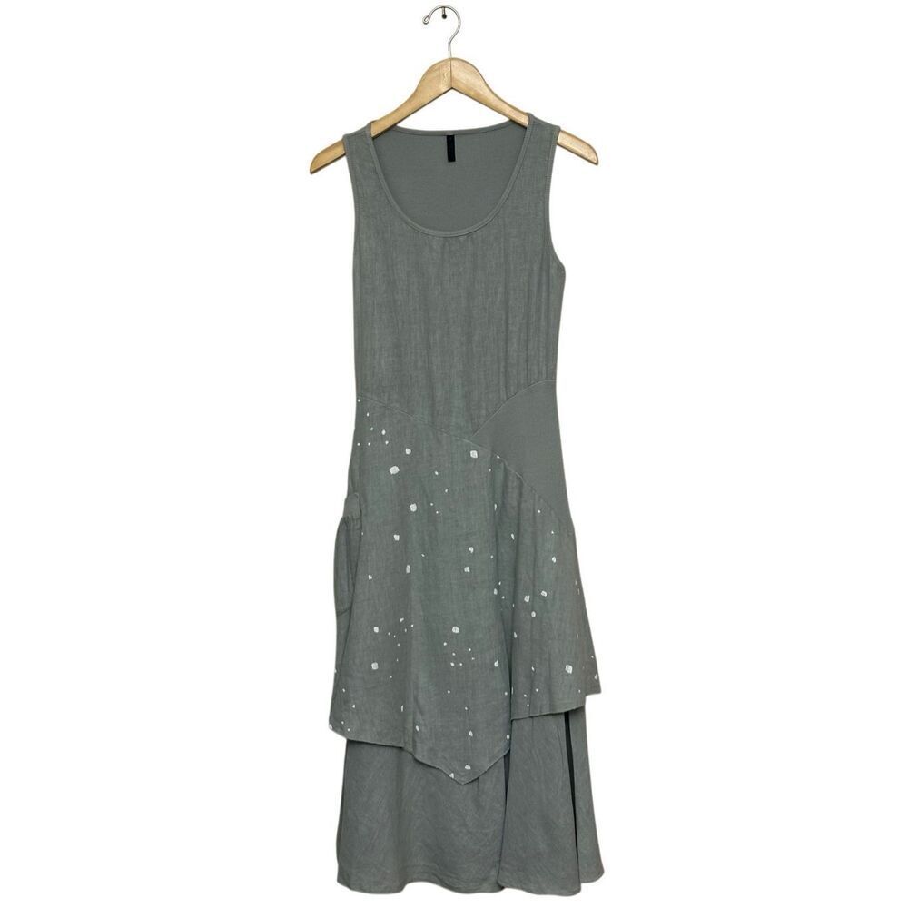 Inizio Magic Linen Tank Dress Size: S